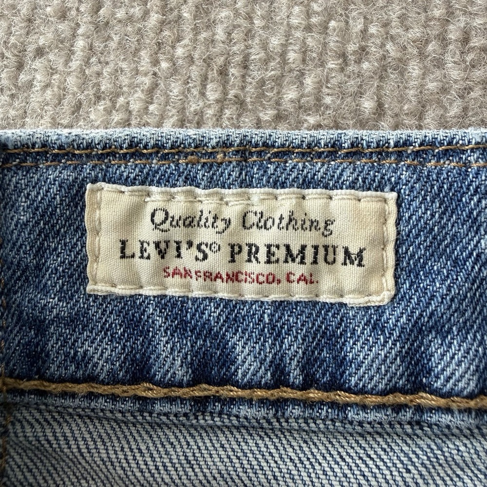 Levis Big E Mens Straight‎ Leg Jeans Waterless Men's Size 38X30 - Picture 10 of 12
